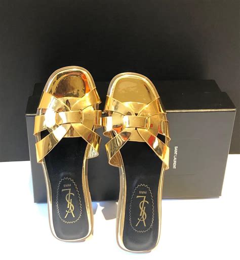 ysl classic tribute sale|saint laurent tribute sandals flat.